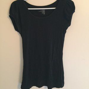 Black Old Navy Bubble Sleeve Top